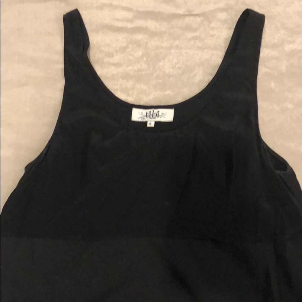 Tibi Silk Racerback Shift Dress - Picture 5 of 7